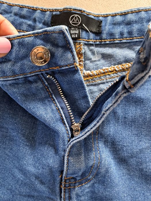 Spodenki jeansowe L Missguided, wysoki stan