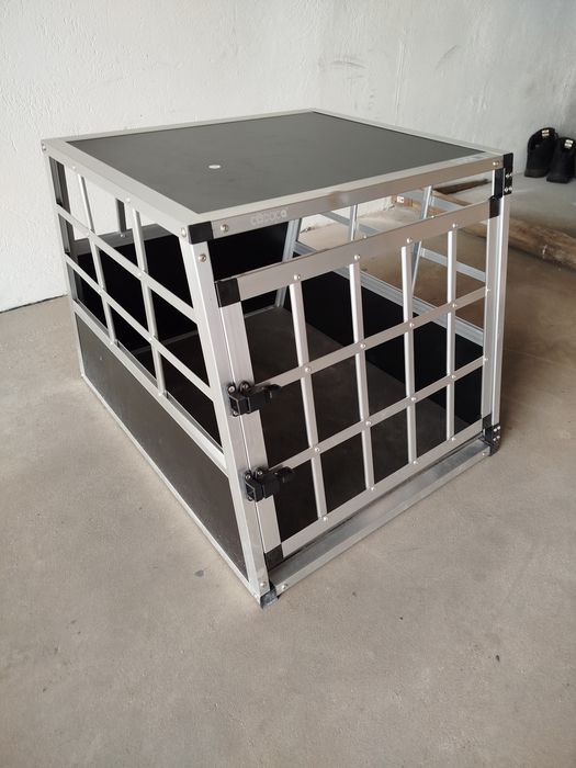 Transporter dla psa Cadoca czarny M 54 cm x 70 cm 51 cm