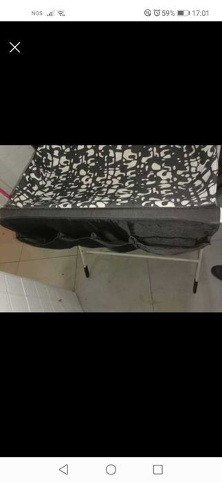 Fraldário desdobrável e lavável--como novo