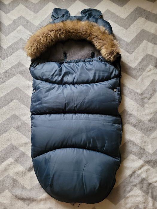 Śpiworek zimowy do wózka spacerówki