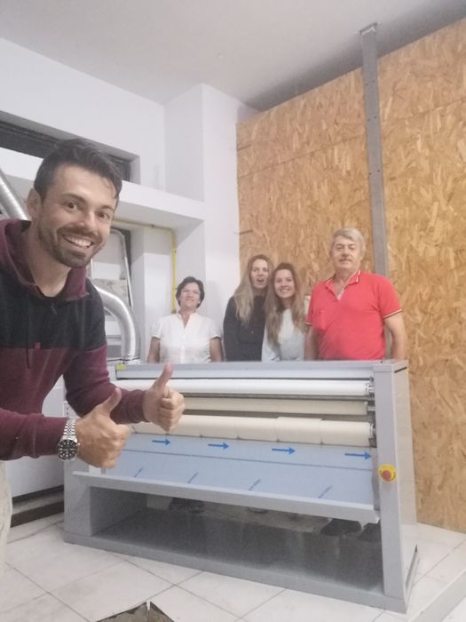 Calandra secadora lavandaria industriais e self service