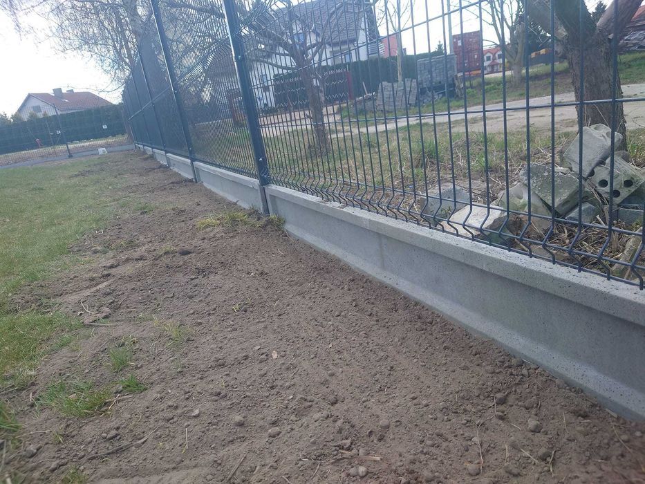 Ogrodzenie ogrodzenia panelowe panele słupki brama furtka płot palety