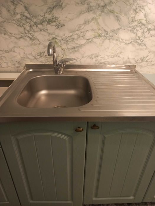 мойка накладная на кухню со смесителем