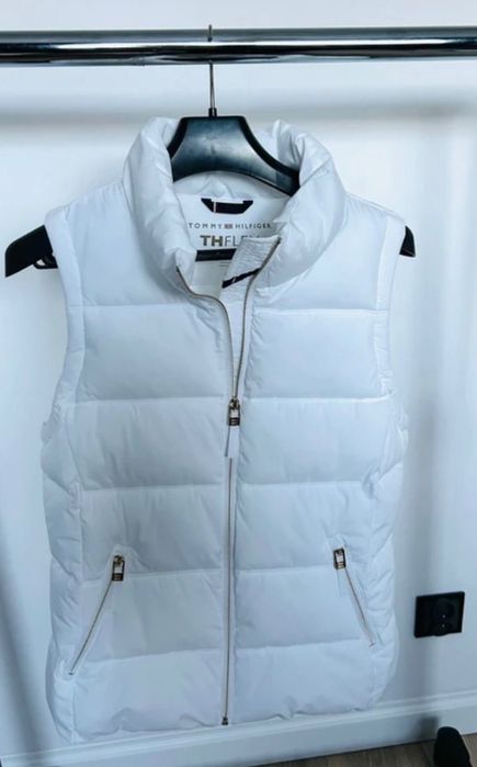 Biały damski bezrękawnik Tommy Hilfiger