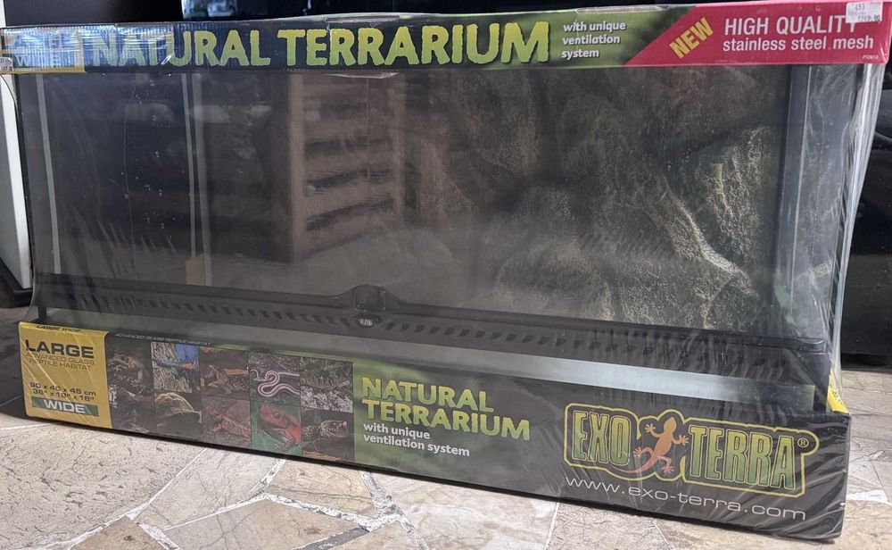 Terrarium Exo Terra 90x45x45 Gekon Żółw Agama