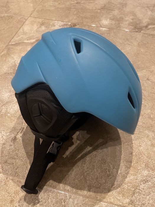 Kask różowy i niebieski 2 szt. narciarski