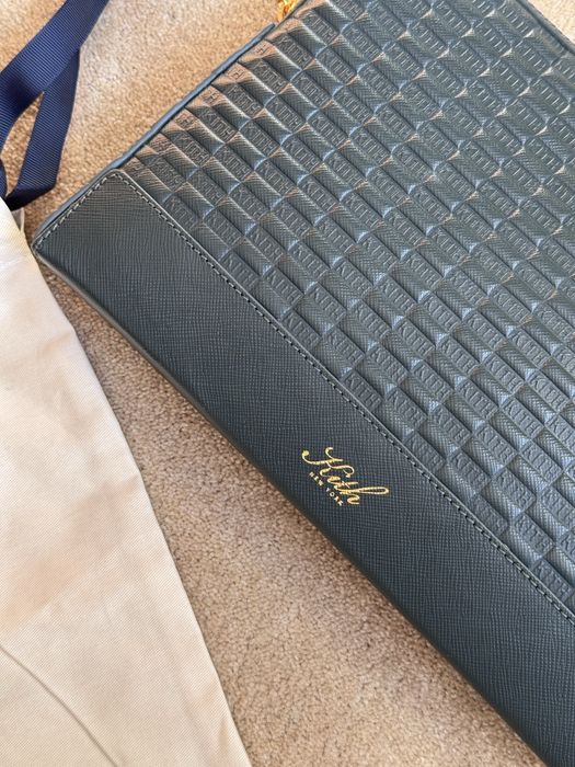 Kith Monogram Leather 11" Tech Case