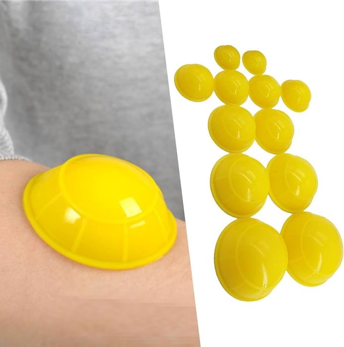Ventosas de Silicone para alívio de tensão e libertação miofascial .