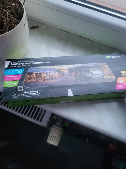 Wideorejestrator kamerka samochodowa lusterko fullhd Tracer