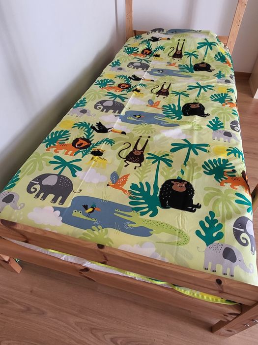 Conjunto completo de roupa de cama de criança Djungelskog IKEA