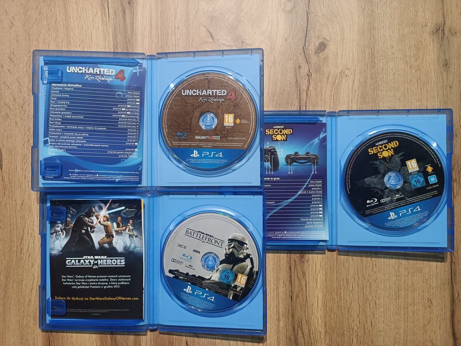Battlefront Uncharted 4 i inFamous na PS4 (PL)