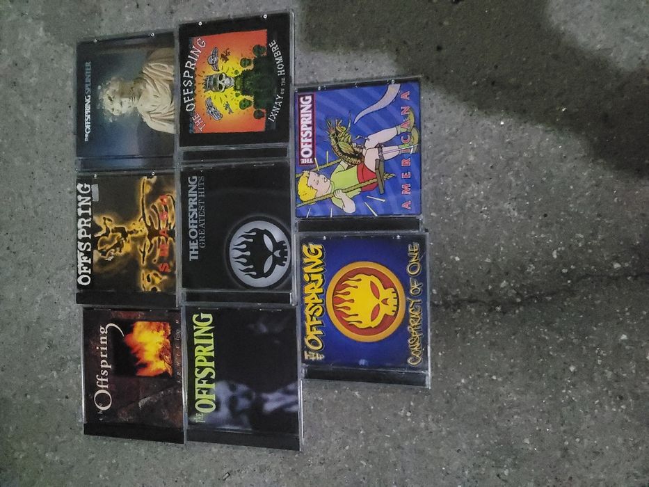 8 cds da banda Offspring