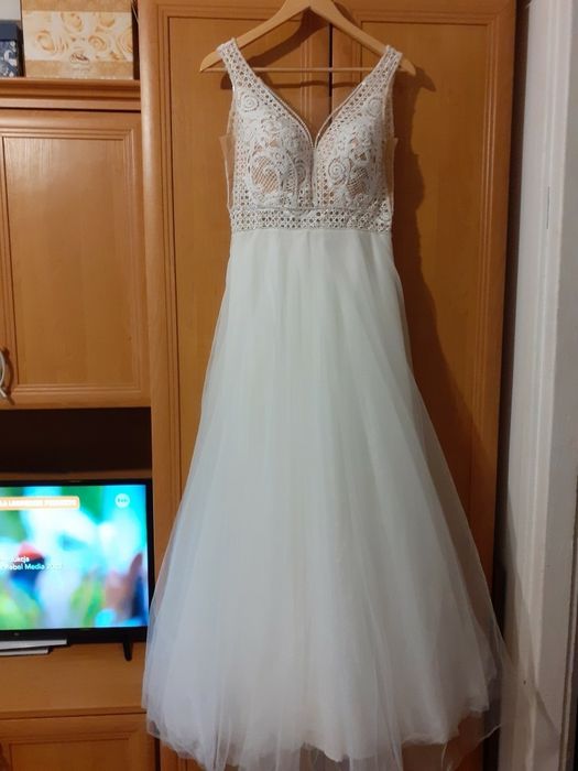 Suknia ślubna boho 36/38