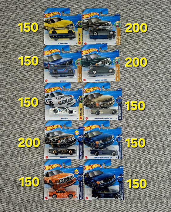 Продаж моделей хот вілс, hot wheels