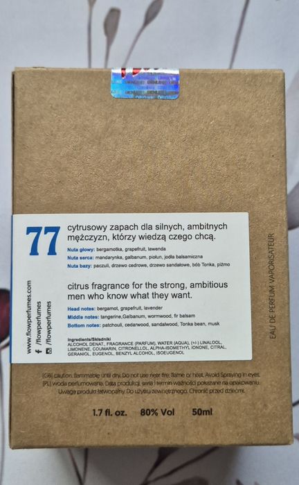 Flow perfumy 77 podobne do zapachu Dylan Blue Versace Men Man