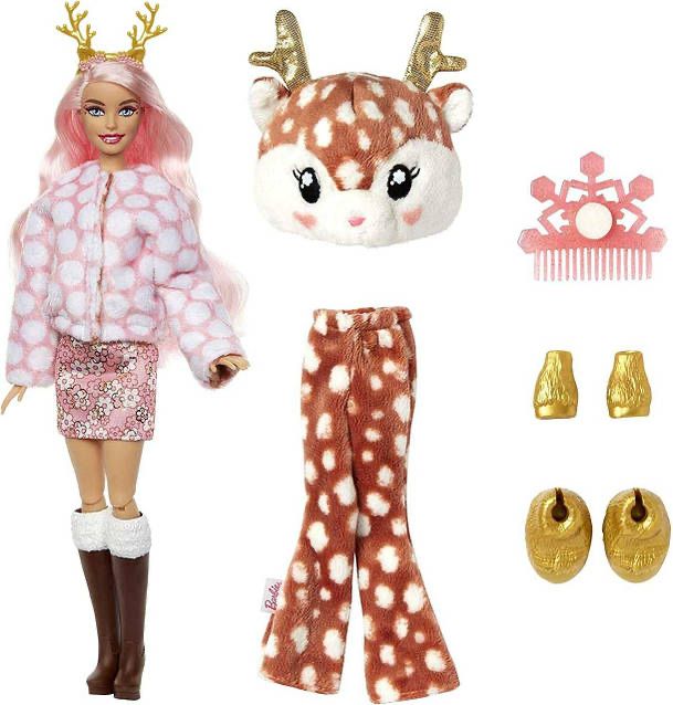 Ляльки Barbie у костюмі Оленя та Лами Cutie Reveal Doll