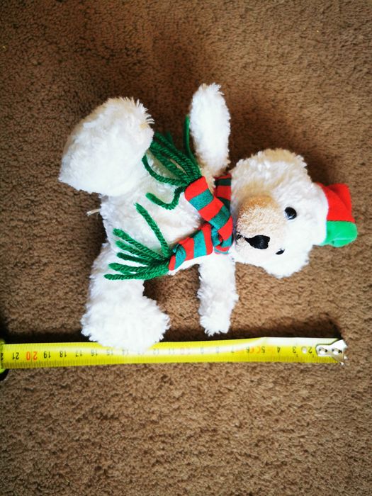 Pluszowy biały miś