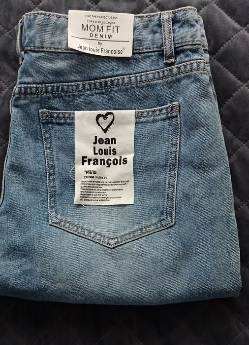 Spodnie Jeens - Jean Louis Francoise - Mom fit nowe z metkami