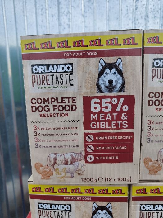 Saszetki Orlando pies PureeTaste 144x100g mix