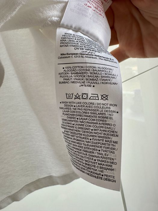 Nike crop style T-shirt sporty girl biały 146–156 cm