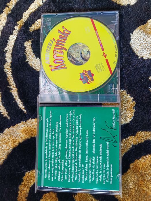 Andrzej korzyński twoje przeboje mydełko fa płyta CD