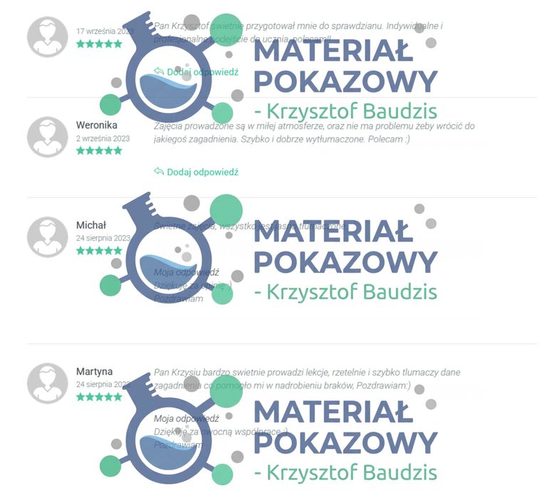 Korepetycje Chemia | Doświadczenia chemiczne | Matura 2027