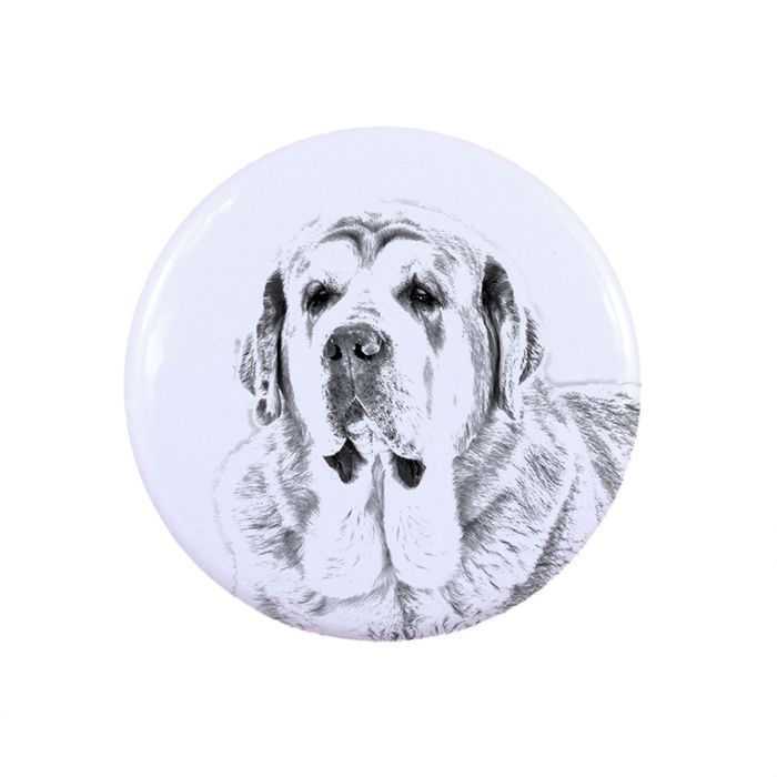 Mastif hiszpański przypinka z psem mała Art-Dog