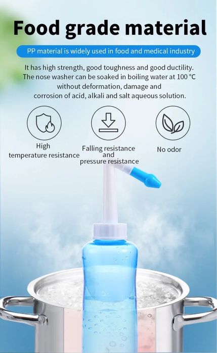 Garrafa limpeza nasal