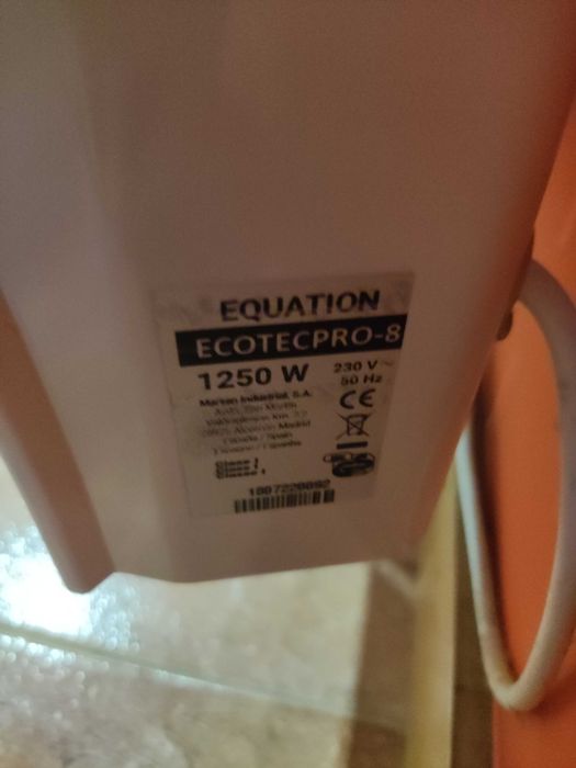 Aquecimento elétrico: Emissor térmico Equation Ecotec Pro 8 1250W