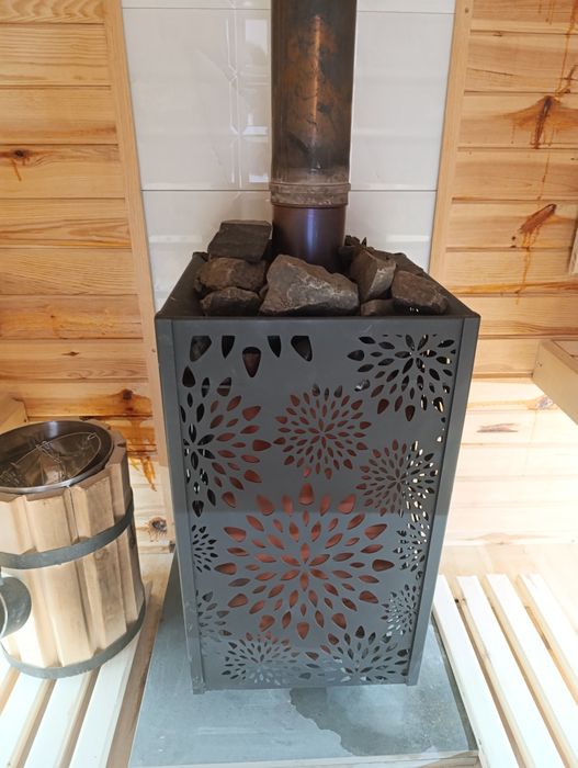 Piec do sauny, opalany drewnem, koza