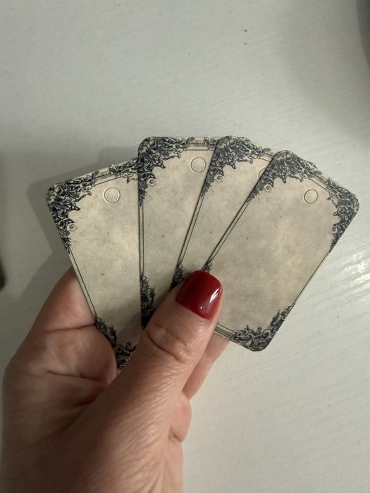 Вінтажні подарункові бірки