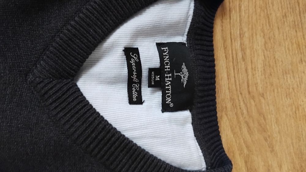 Sweter męski  szary