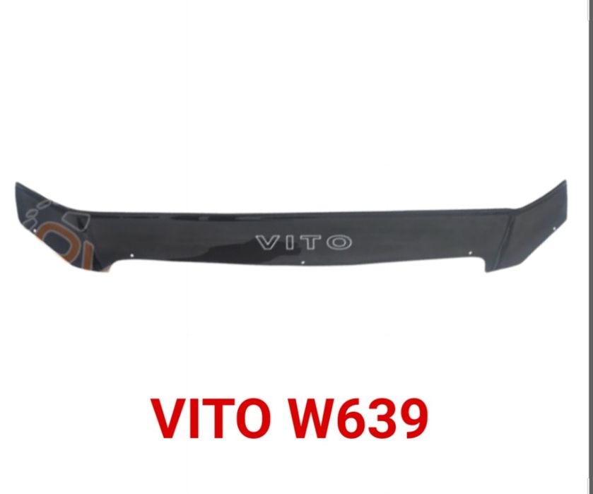 Дефлектор, Капоту, Мухобойка, Mercedes,Мерседес,Sprinter,Спрінтер,Віто