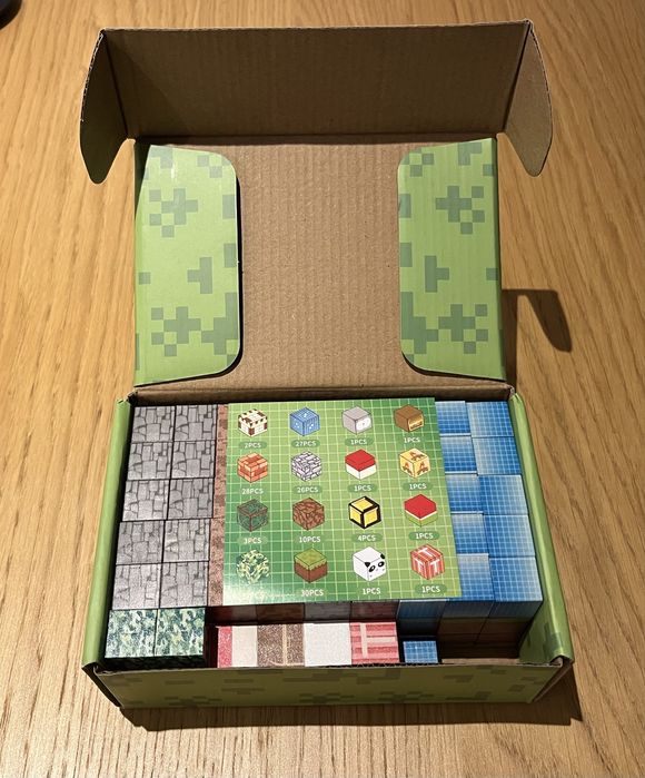 Klocki magnetyczne Minecraft 150 elementów