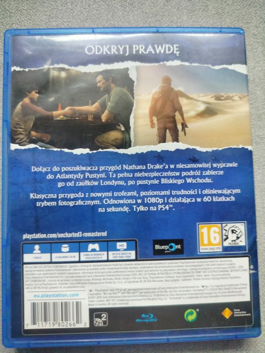 Grą Uncharted 3 ps4