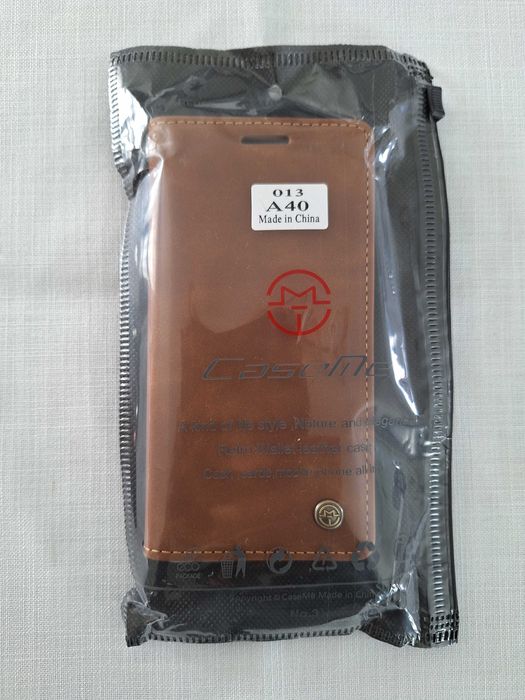 Capa em pele p/Samsung A40