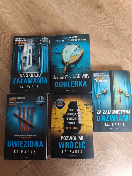 B.A.Paris Za zamkniętymi drzwiami pakiet książek