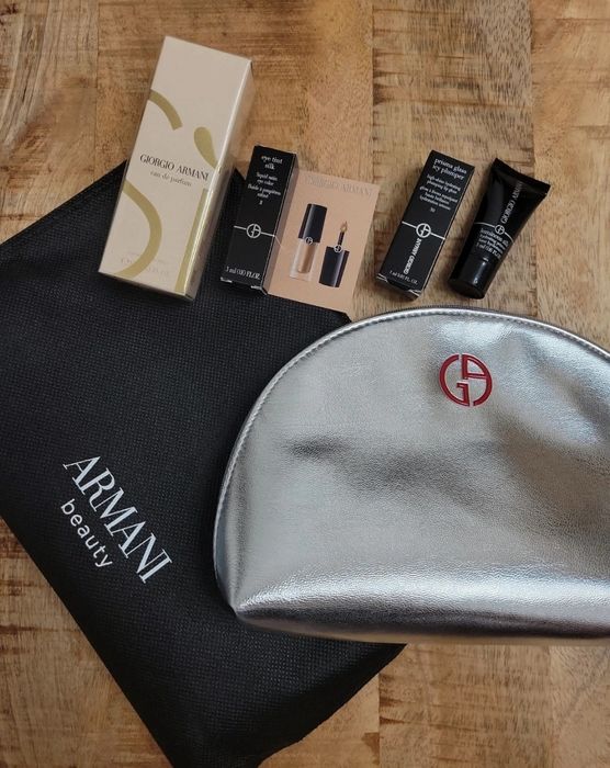 Zestaw Armani (Si, eye tint, icy plumper, primer)