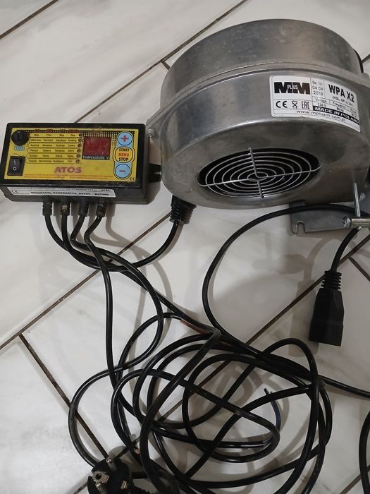 Турбіна та автоматика до твердопаливного котла