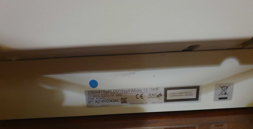 Drukarka laserowa wielofunkcyjna DSm415pf/LD015spf/Aficio 1515M