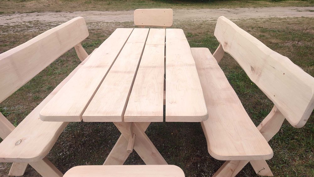 Meble Ogrodowe, Drewniane, Komplet, SZYBKI CZAS REALIZACJI *PRODUCENT*