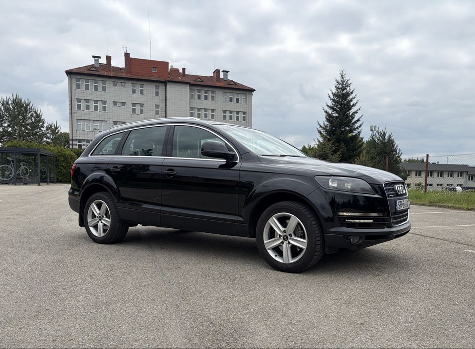 ! Rodzinne 7 osobowe Audi Q7 TDI Polski Salon, 3 właściciel od nowości, fajny stan. 2 zestawy kół ! Okazja !
