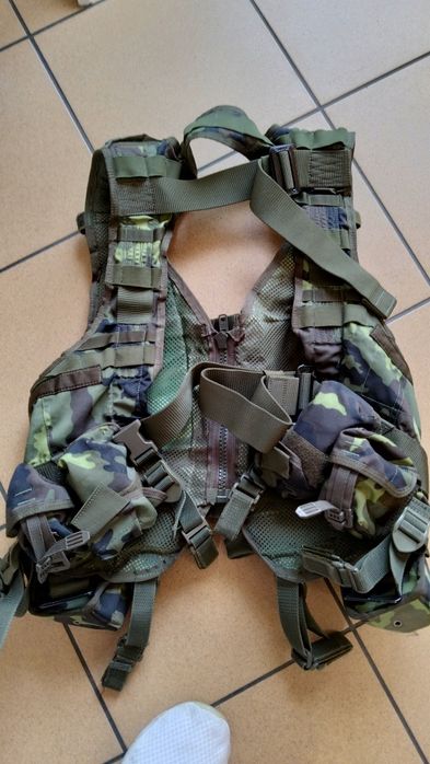 kamizelka taktyczna MNS 2000 vz. 95 uprzaż certyfikat ČSN EN 361