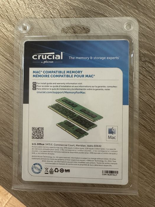 Crucial ddr3l , 16Gb , для ноутбука