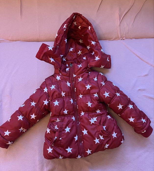 Kurteczki zimowe kurtki dla dziewczynki 86-96