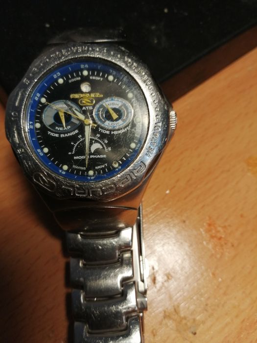 Relógio, Rip Curl, mares, e luas, top gama, luxe, figueira da foz