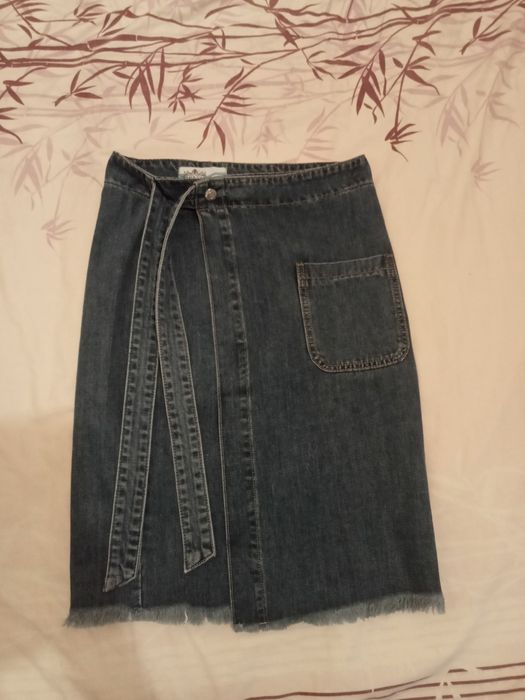 Юбка.   джинсова