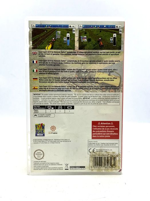 Farm Expert 2019 Nintendo Switch Po Angielsku