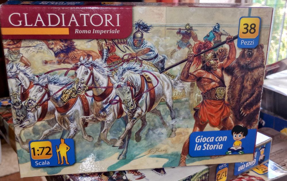 Figurki Gladiatorów Italeri skala 1:87 Pierwsza edycja