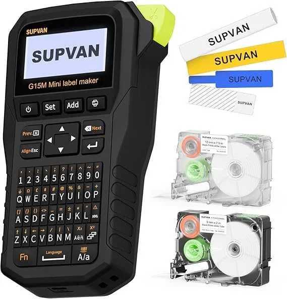 SUPVAN G15M Mini Drukarka Etykiet Przemysłowa Przenośna